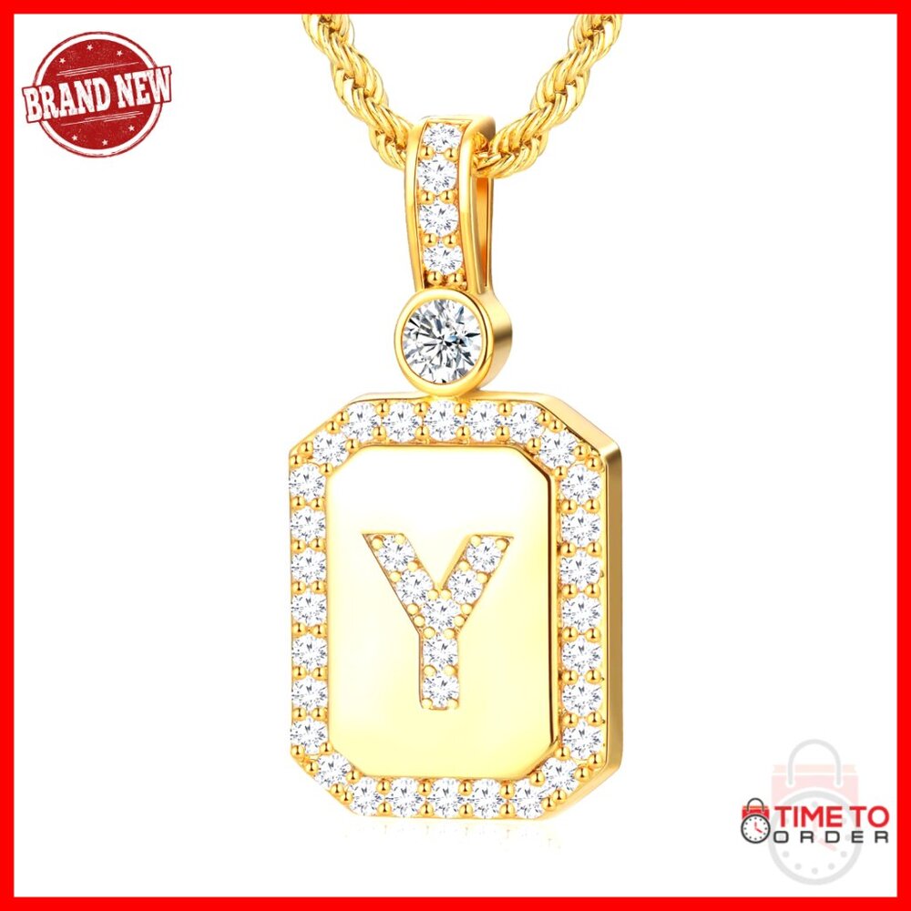 Initial Necklace Personalized Elegant Minimal Chi… - image 1